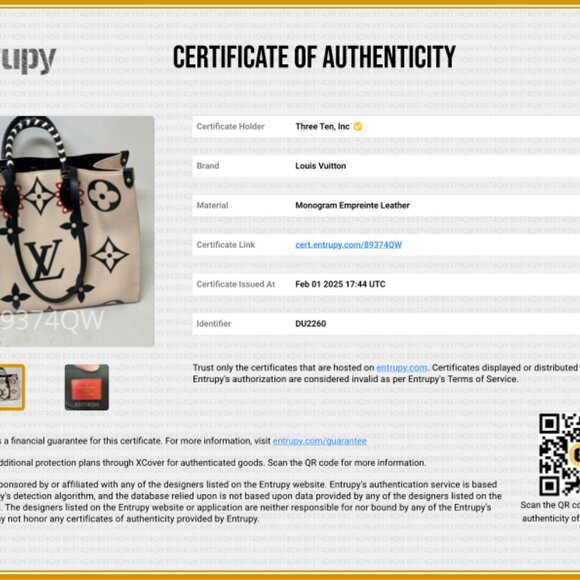 Louis Vuitton OnTheGo Crafy GM Limited Edition Handbag - M45372 - Picture 16 of 16